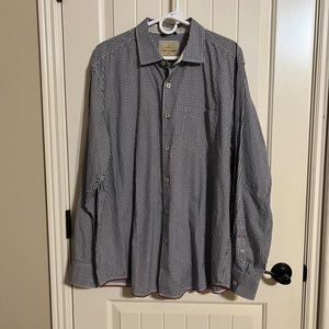 Tommy Bahama Jeans Island Crafted Checked Long Sleeve Button Front Shirt…